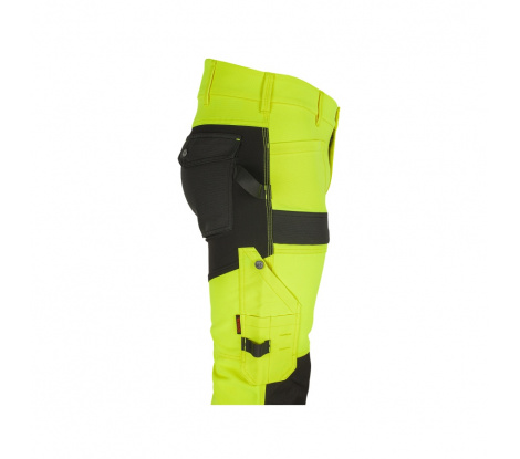 Pánske reflexné pracovné nohavice Bennon Erebos Trousers trieda 2 Hi-Viz, čierno-žlté, veľ. 54