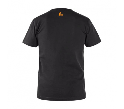 Pracovné tričko s krátkym rukávom CXS WORKWEAR čierno-oranžové, veľ. 3XL